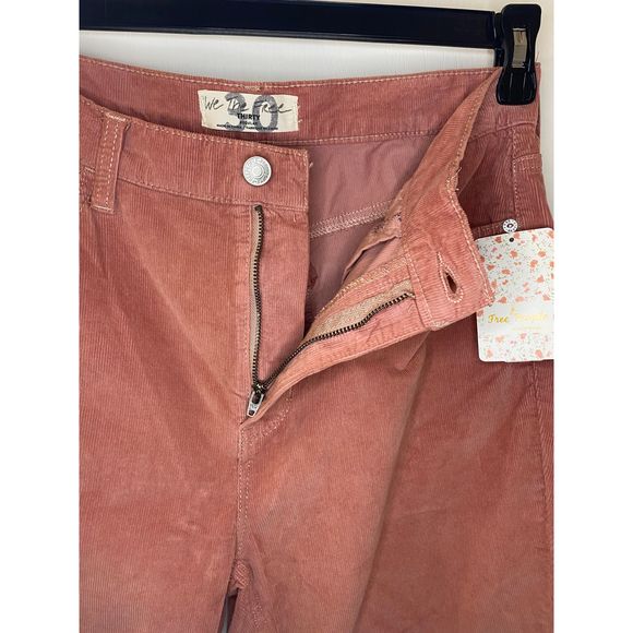NWT Free People Modern Mauve Corduroy Pants - Picture 7 of 9